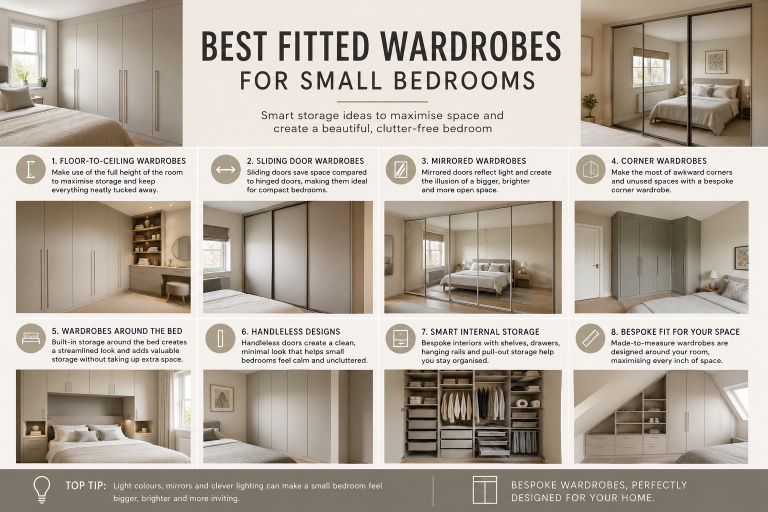 Best Fitted Wardrobes for Small Bedrooms