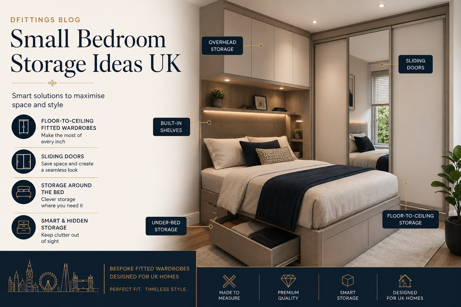 Small Bedroom Storage Ideas UK