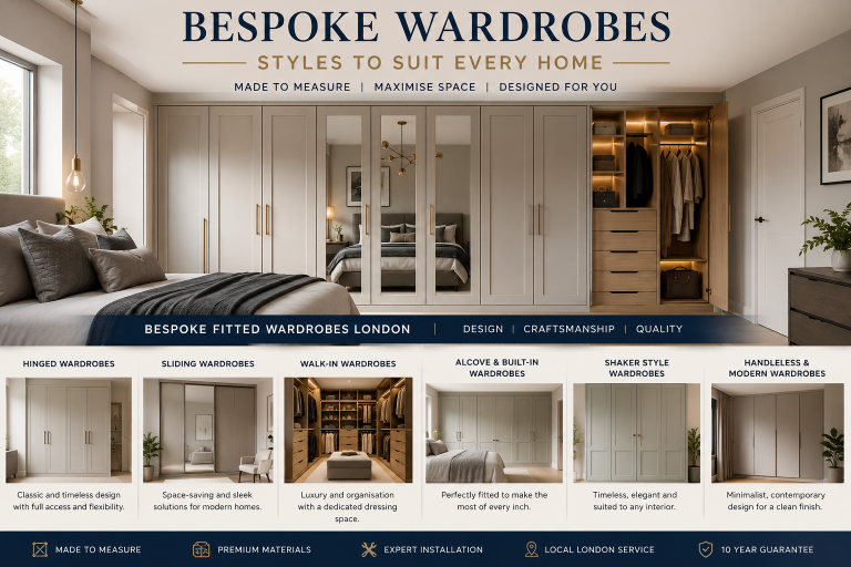 design, supply and install bespoke fitted bedrooms